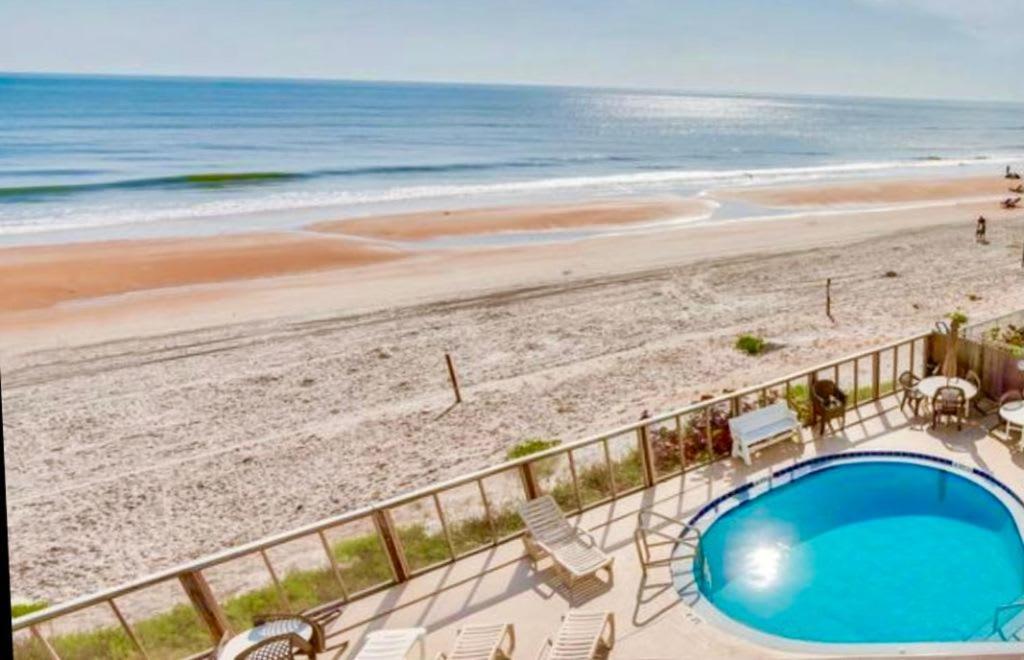 Coastal Cozy - Ocean View At Symphony Beach Club Ormond Beach Eksteriør billede